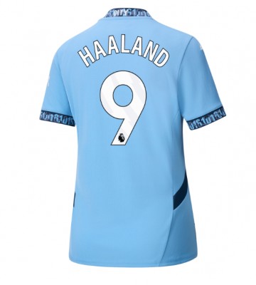 Manchester City Erling Haaland #9 Hemmatröja Kvinnor 2024-25 Kortärmad